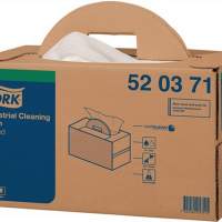 Cleaning cloth Tork industrial cleaning cloth gray 1-ply L.430xW.385mm 280bags/box.