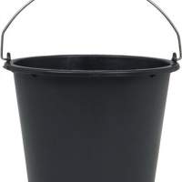 Construction bucket 12L. black