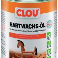 CLOU hard wax oil liquid, colorless, 750ml, 4 pieces