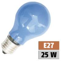 Glühlampe PHILOS A60 Speziallampe E27, 230V, 25W, stossfest, blau