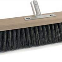 Hall broom Arenga L. 600mm fully equipped with metal handle holder flat wood