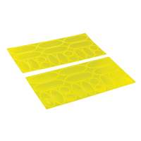 High visibility reflective stickers, 36 pack