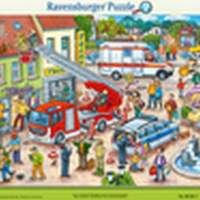 Ravensburger frame puzzle 110, 112 - Hurry! 24 parts