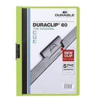 DURABLE clip folder DURACLIP 60 220905 DIN A4 hard film green