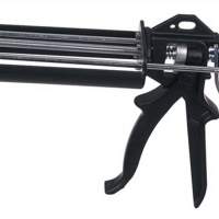Montagepistole 2K schwarz lack. f.Doppelkartuschen 210ml