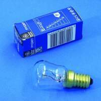 Economy set: GE pear shaped lamp 15W E-14 clear, 25 pieces