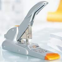 Rapid block stapler DUAX 21698301 steel silver/orange