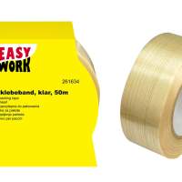 EASY WORK parcel tape 50mmx30m 6 rolls