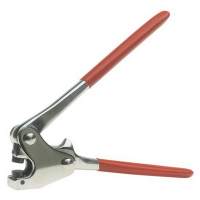 Lead seal pliers steel L.170mm for seals D.10mm with Ku.-coating