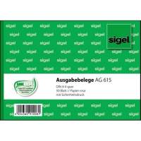 Sigel issue receipt AG615 DIN A6 landscape 50 sheets