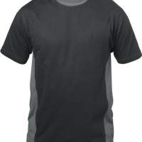 T-shirt Madrid size M black/grey 100% cotton