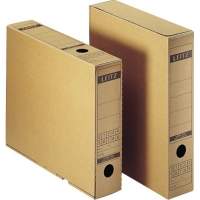 Leitz Archivbox 60840000 DIN A4 max. 63mm Wellpappe naturbraun
