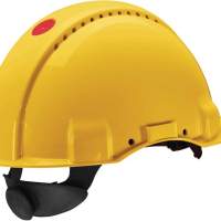 3M safety helmet G3000 yellow acrylonitrile butadiene styrene (ABS) EN 397