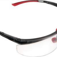 Schutzbrille Adaptec Rahmen schwarz/rot PC-Scheibe klar normale Gr.EN166-FT