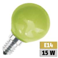 Tropfenlampe PHILOS P45 Speziallampe E14, 230V, 15W, stossfest, grün