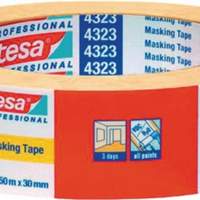 Tesa Kreppband 4323 50m 30mm hellbeige flach Bündeln bis zu 3 Tagen, 10 Stück