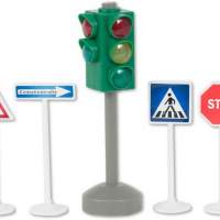 Verkehrsampel mit Verk.zeichen, Licht, 1 Stück