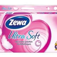 ZEWA Ultra Soft Toilettenpapier 8 x 150 Blatt 4-lagig, 9Packungen
