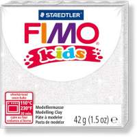 FIMO kids 42g - glitter white, 1 piece