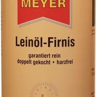 MEYER Leinöl-Firnis honigfarben 1l Dose, 6 Stück