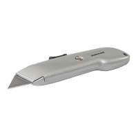Silverline safety knife with automatic blade retraction 140mm