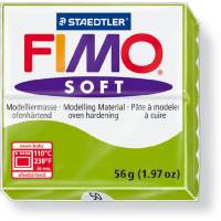 FIMO, modeling clay, plasticine apple green soft normal