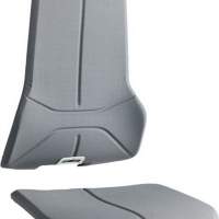 Wechselpolster Neon Supertec-Gewebe grau für Sitz u.Rückenlehne BIMOS