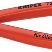 Plastic cutter L.160mm pol. with Ku. coating KNIPEX for fiberglass