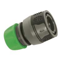 Silverline hose coupling with soft handle, 1/2 inch