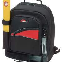 Werkzeugrucksack schwarz/rot 340x200x400mm PLANO 1900g