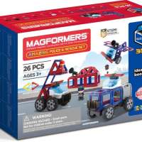 Magformers Amazing Police & Rescue Set 26 Teile, ab 3 Jahre