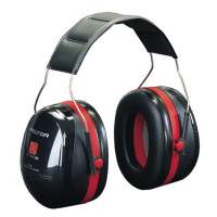 Hearing protection Optime lll capsules black/red double shell 3M