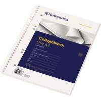 Soennecken notebook 2361 DIN A4 perforated lined 80 sheets white
