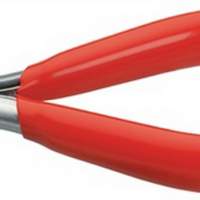 Electronic diagonal cutters L.115mm round with spring 60HRc KNIPEX with plastic sleeves