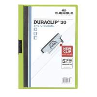 DURABLE clip folder DURACLIP 30 220005 DIN A4 polyethylene green
