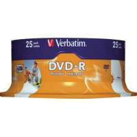 Verbatim DVD-R 16x 4,7GB 120Min. Spindel 25 St./Pack.