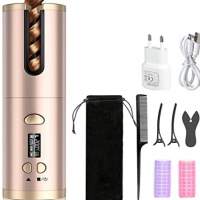 Portable Electric Wand Curling Iron with LCD Temperature