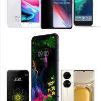 Smartphone high-end top sellers up to 6.8" devices, Apple, Samsung, Google