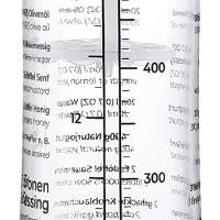 SILBERTHAL Dressingshaker aus Glas mit Rezepten – 500 ml – Spülmaschinenfest - - wie neu