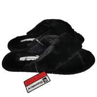 Dames winter pluche pantoffels Warme antislip platte slippers Comfortabele pluizige pantoffels voor dames