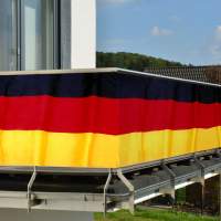 Balkon paravanı "Almanya" 90 x 300 cm