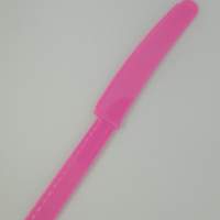 Amscan 20 robuste Kunststoff Messer in pink Party
