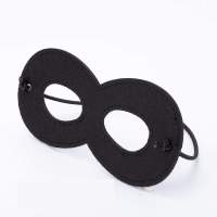 Bandit Augenmaske schwarz, Einbrecher Maske für Kinder & Erwachsene an Fasching & Karneval