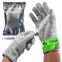 Premium Schnittschutzhandschuhe EN 388 - Unisex Größe 10 - Schnittfeste Handschuhe & Küchenhandschuhe