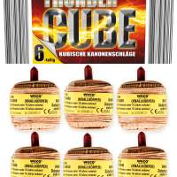 Thunder Cube Kubische Kanonenschläge 6er Böller