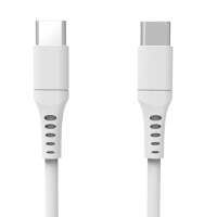 Câble Usb-C vers USB-C - Blanc - 2 Mètre 100W (Macbook/Android/IPHONE 15)