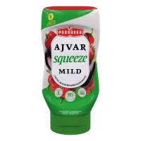 Ajvar Squeeze Mild, Milde Gemüse-Würzpaste (1 x 310 g Tube) 6X310g/ml = Karton
