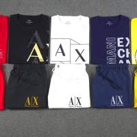 Original Armani Exchange Herren Zweiteiler Tshirt & kurze Hose